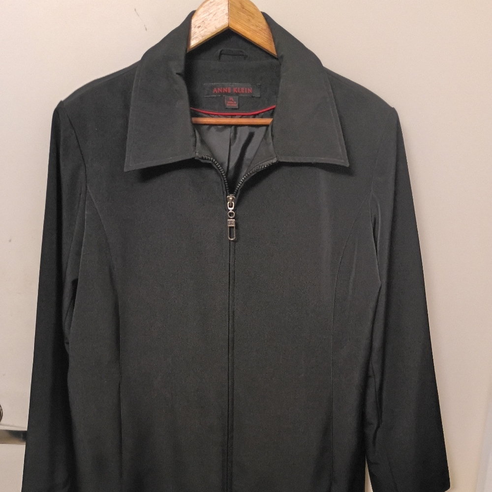 Anne Klein Women's Black Trench Coat